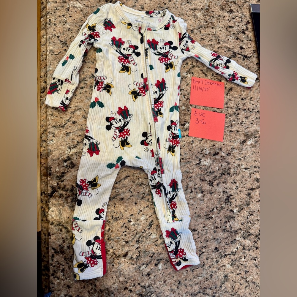 Posh Peanut Minnie Mouse Christmas Convertible Footie